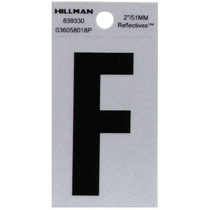 2" Blk/slv F ADHV 1PC - Pack of 6