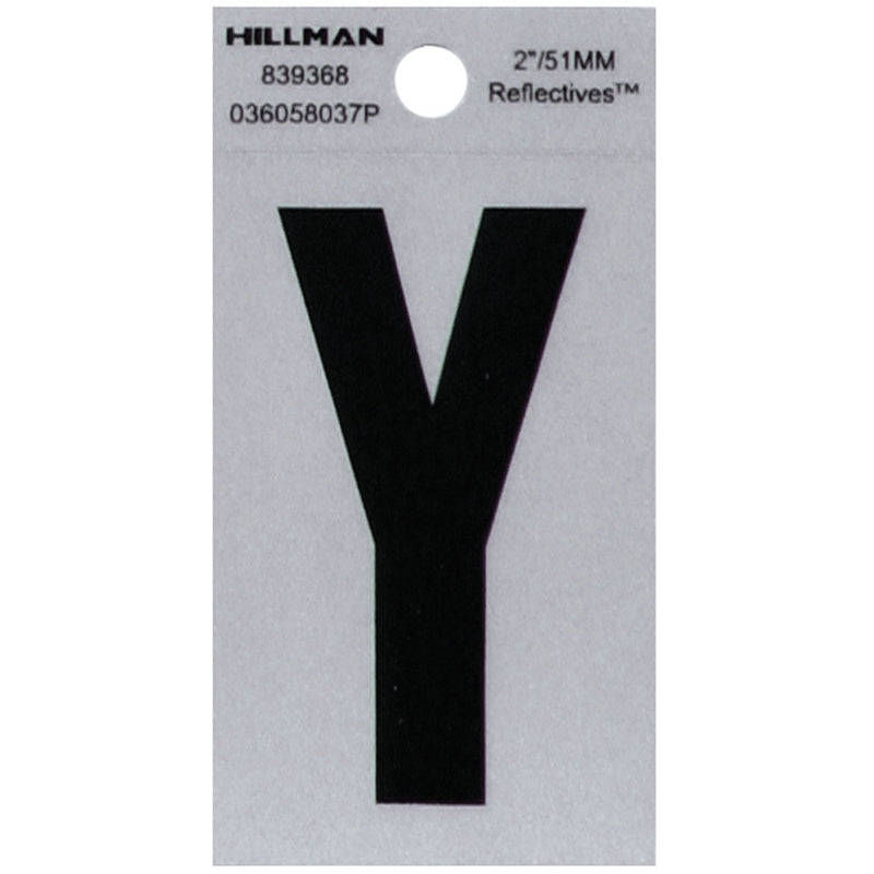 2" Blk/slv Y ADHV 1PC - Pack of 6
