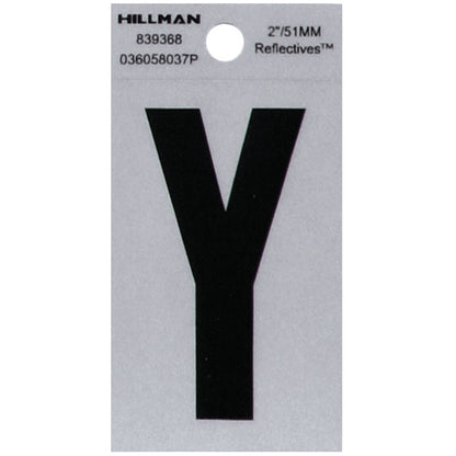 2" Blk/slv Y ADHV 1PC - Pack of 6