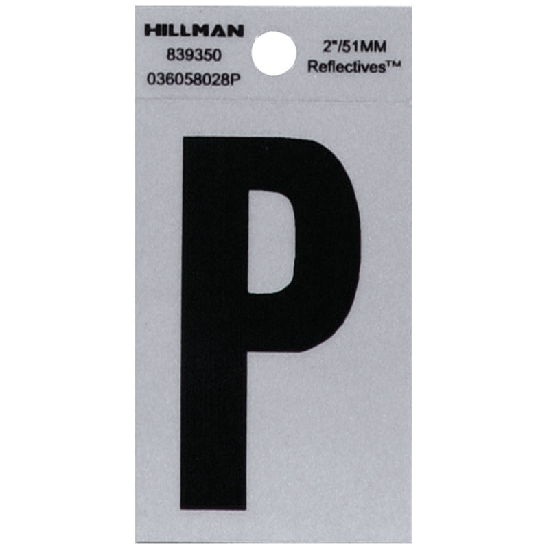 2" Blk/slv P ADHV 1PC - Pack of 6