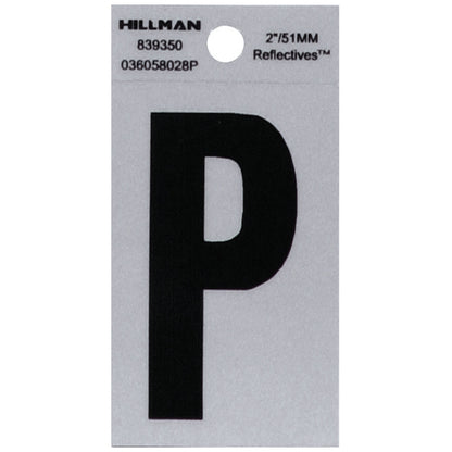 2" Blk/slv P ADHV 1PC - Pack of 6