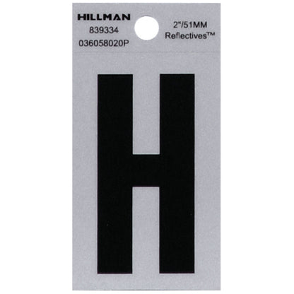 2" Blk/slv H ADHV 1PC - Pack of 6