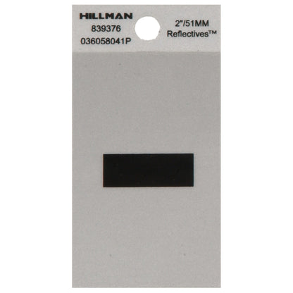 2" Blk/slv HYPH ADHV 1PC - Pack of 6