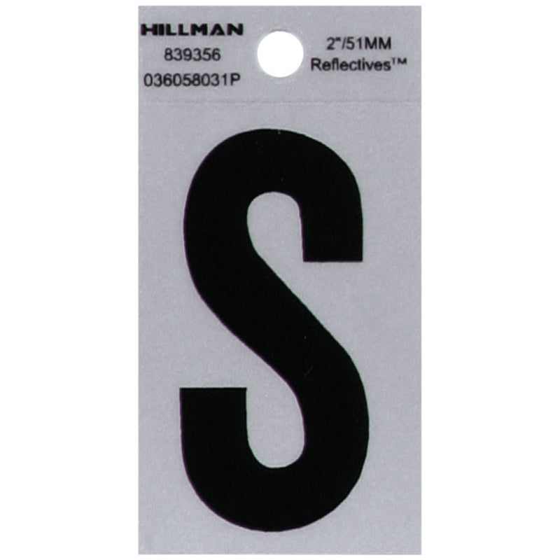 2" Blk/slv S ADHV 1PC - Pack of 6