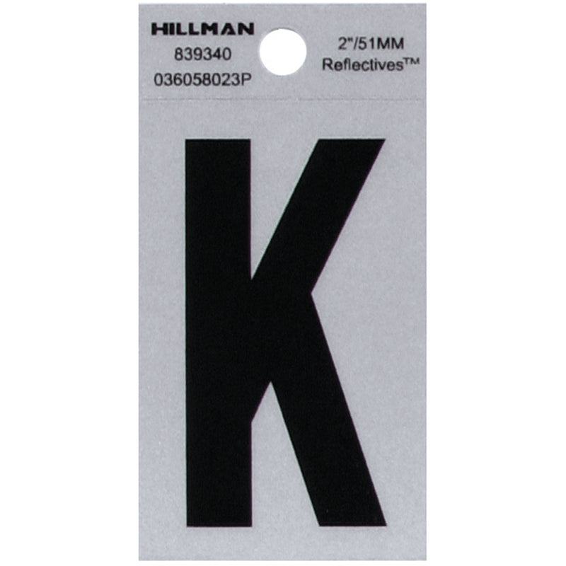 2" Blk/slv K ADHV 1PC - Pack of 6