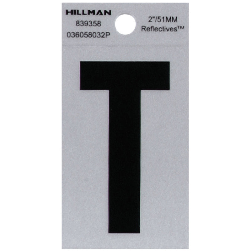 2" Blk/slv T ADHV 1PC - Pack of 6