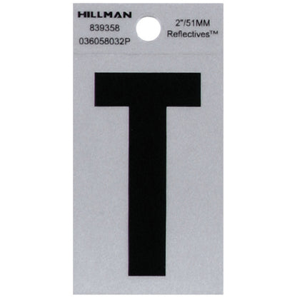 2" Blk/slv T ADHV 1PC - Pack of 6