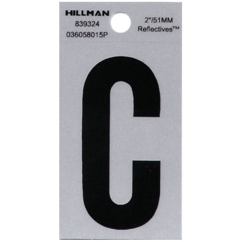 2" Blk/slv C ADHV 1PC - Pack of 6