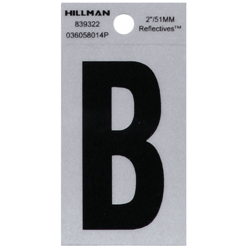 2" Blk/slv B ADHV 1PC - Pack of 6