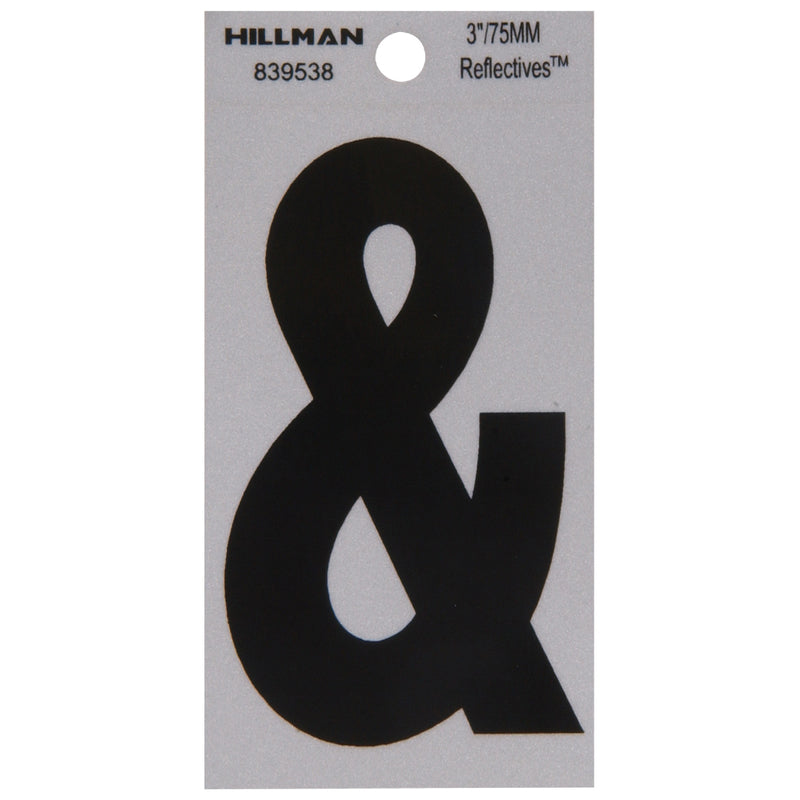 3" Blk/slv AMPSD ADV 1PC - Pack of 6