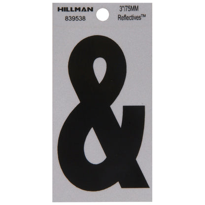 3" Blk/slv AMPSD ADV 1PC - Pack of 6