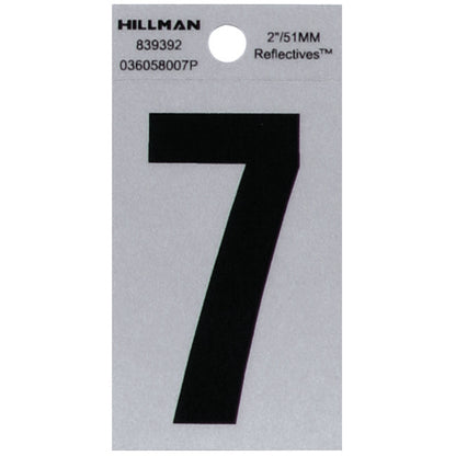 2" Blk/slv #7 ADHV 1PC - Pack of 6