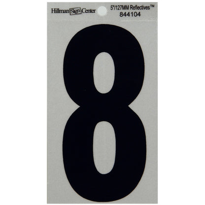 5" Blk/slv #8 ADHV 1PC - Pack of 6