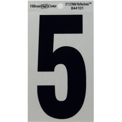 5" Blk/slv #5 ADHV 1PC - Pack of 6
