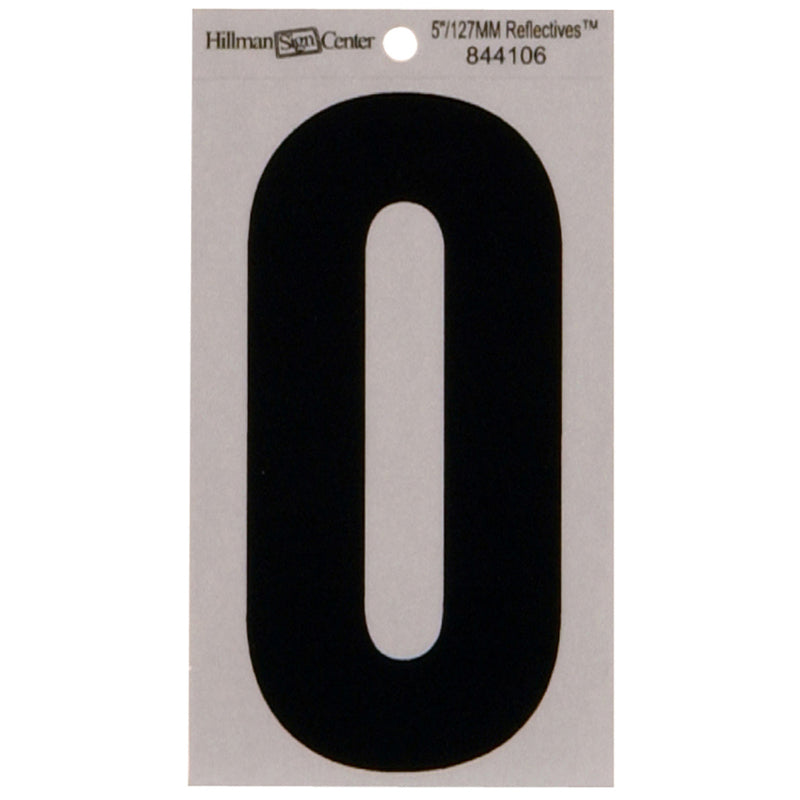 5" Blk/slv #0 ADHV 1PC - Pack of 6