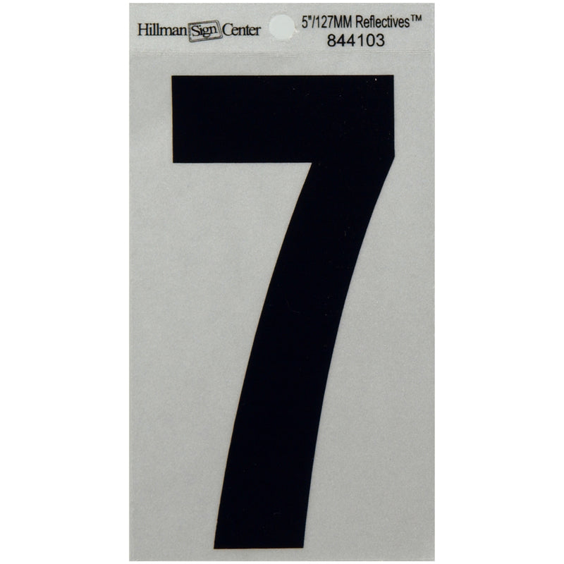 5" Blk/slv #7 ADHV 1PC - Pack of 6