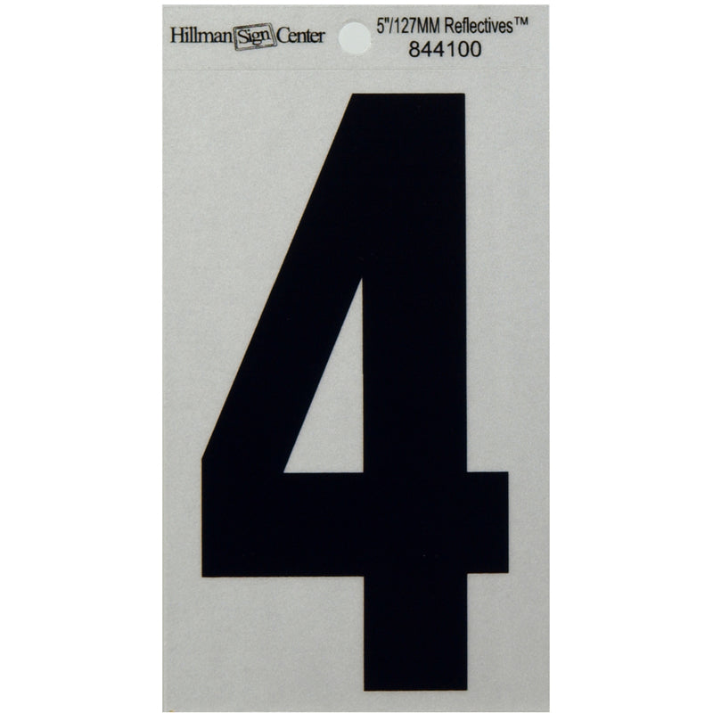 5" Blk/slv #4 ADHV 1PC - Pack of 6