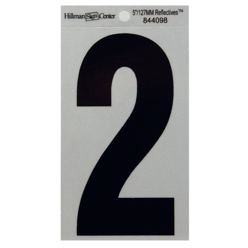 5" Blk/slv #2 ADHV 1PC - Pack of 6