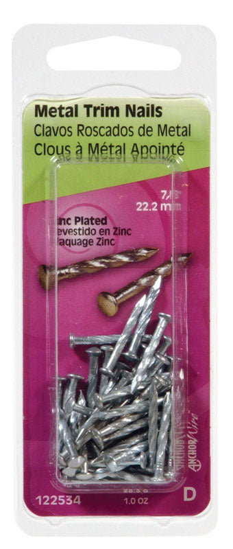 NAIL 7/8" METAL TRIM ZP - Pack of 6