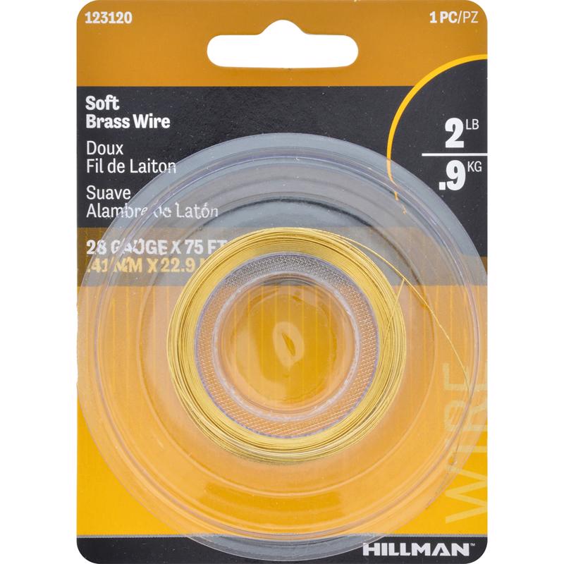 HBY WIRE BRS 28GA 75' - Pack of 10