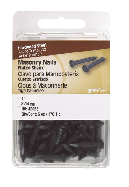 MASONRY NAIL 1" 6OZ - Pack of 5