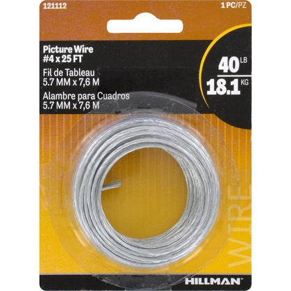 PICTURE WIRE 25' #4 CD - Pack of 10