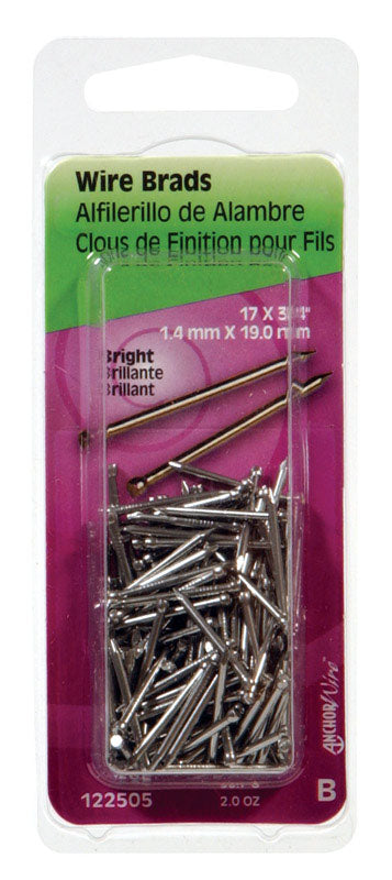 BRAD STEEL 3/4X17 2OZ - Pack of 6