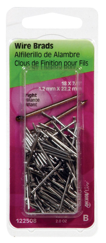 BRAD STEEL 7/8X18 2OZ - Pack of 6