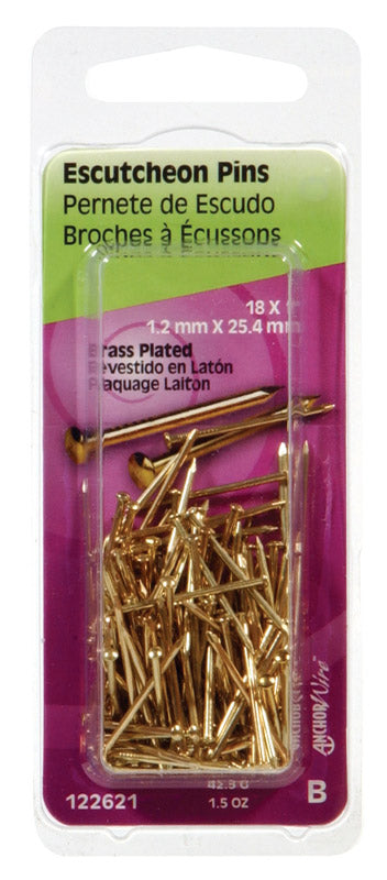 ESUTCHEON1X18BRS PLTE - Pack of 6