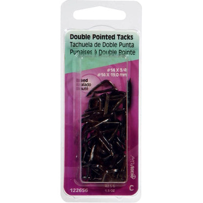 Pack of six Emery Jensen STAPLE Blue #14 staples, 1.5oz each, showing a row of blue staples on a white background.