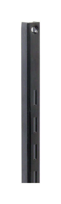 Emery Jensen standard shelf brackets in black, 2-foot length, shown in a pack of 10 for sturdy shelving support.