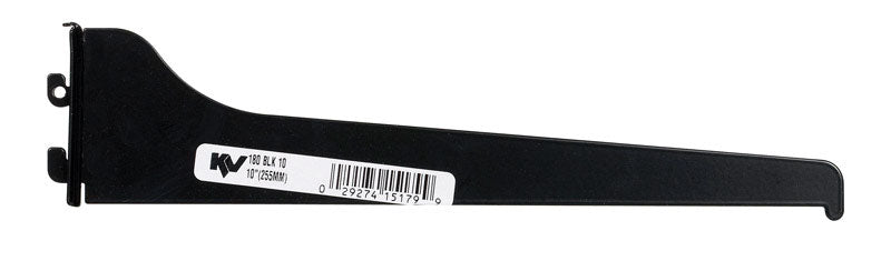BRACKET SHELF 10" BLACK - Pack of 10