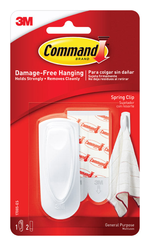 CLIP SPRING ADHESIVE 3M - Pack of 6