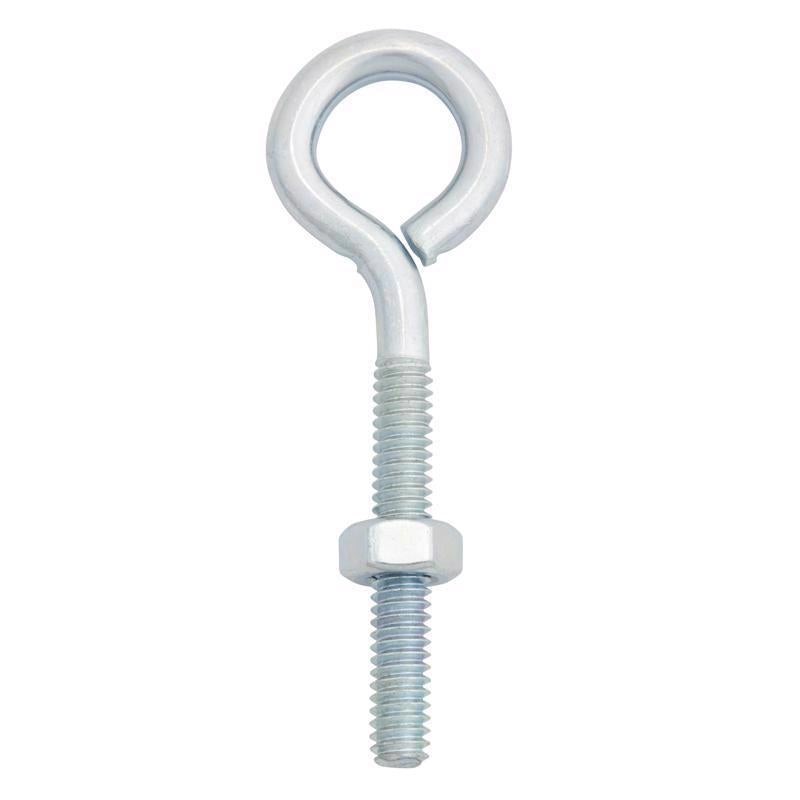 BOLT EYE W/nut 1/4"X3" - Pack of 10
