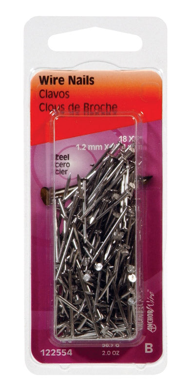 NAIL WIRE1X18 2OZ - Pack of 6