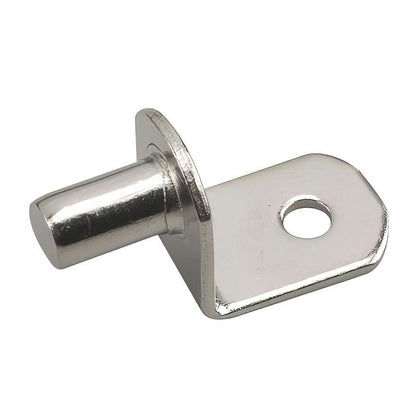 Pack of five Emery Jensen shelf support anchors, 5mm size, designed for secure wall mounting of shelves.