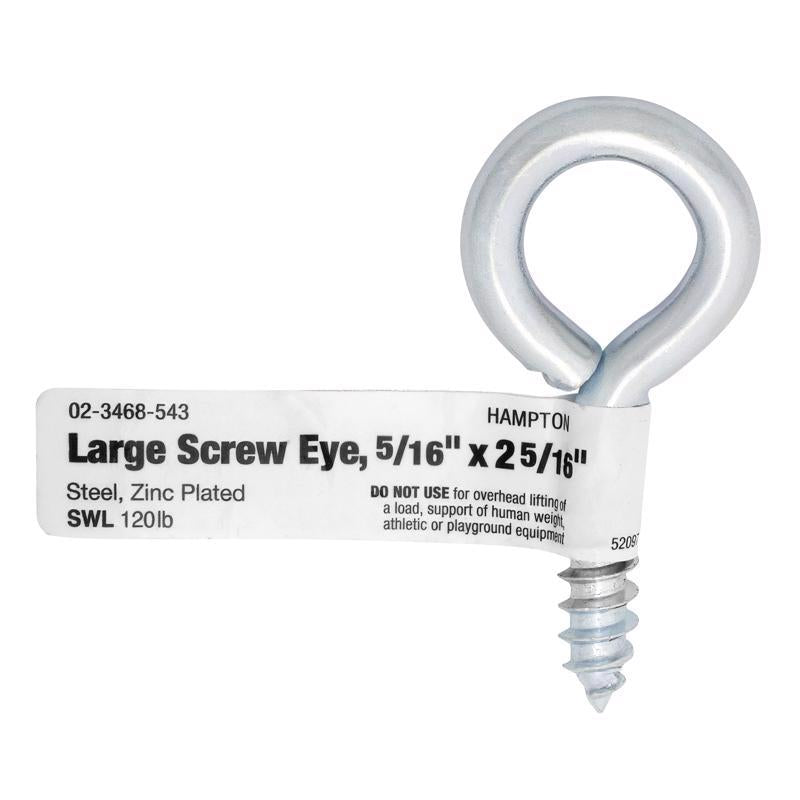 SCREWEYE LG 5/16"X2.31" - Pack of 50