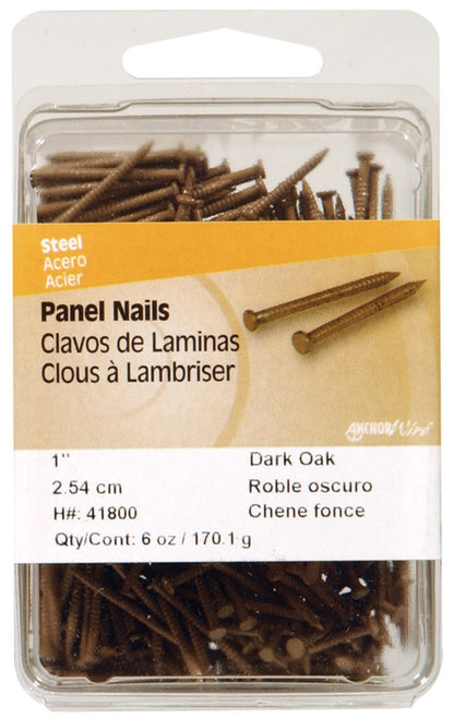 PANEL NAIL1-5/8DRKOAK6OZ - Pack of 5