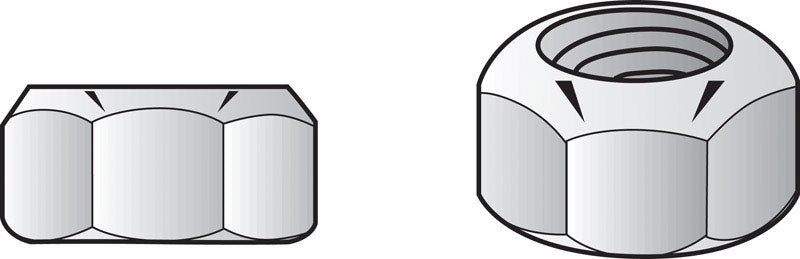 LOCK NUT ZN 1/4-20 CD4 - Pack of 10