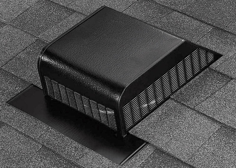 VENT ROOF ALUM50SQ BLK - Pack of 6