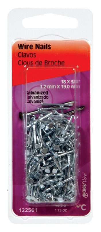 NAIL GALV 3/4X18 1.75oz - Pack of 6