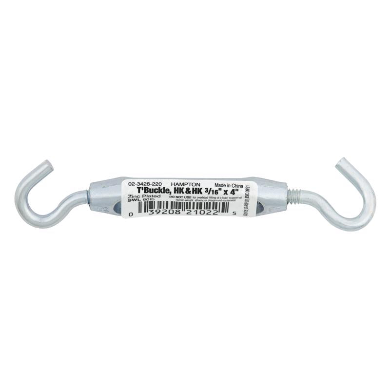 TURNBKL3/16"X4"HKHK - Pack of 10