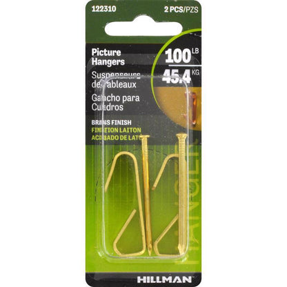PICTURE HANGR BRS 100LB - Pack of 10
