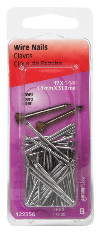 NAIL 1.25X17 STL 1.75oz - Pack of 6