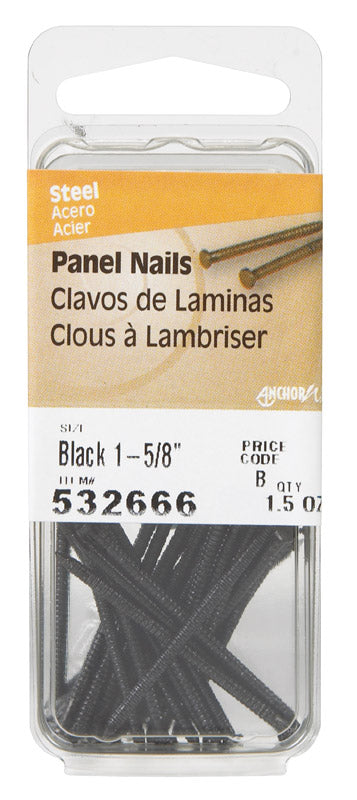NAIL PNL BK 1-5/8" 1.5oz - Pack of 6