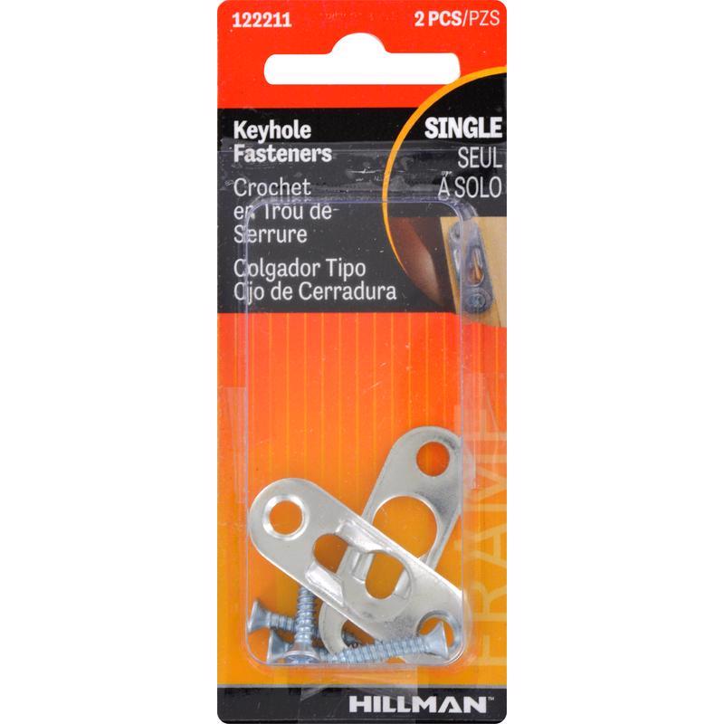 Set of 10 Emery Jensen mirror and picture hangers, single load capacity, designed for secure wall mounting of frames and mirrors.