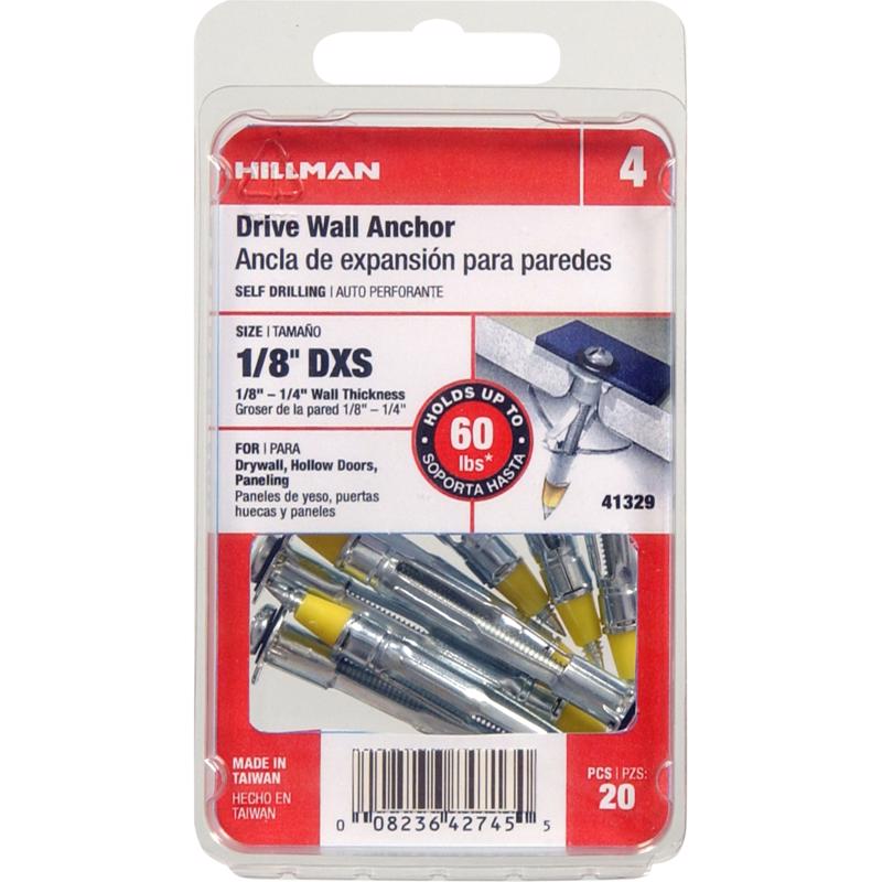 DRIVE WALL 1/8 DXS CD20 - Pack of 5