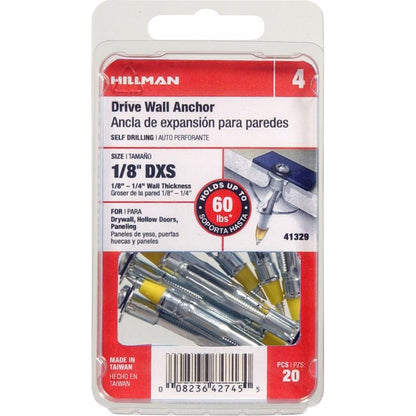 DRIVE WALL 1/8 DXS CD20 - Pack of 5