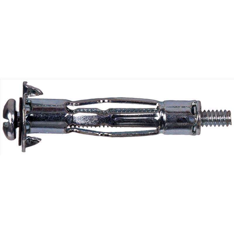 Emery Jensen Anchor Wall 1/8S CD20 hollow wall anchors, pack of 5, shown in a close-up image with metal construction and threading.