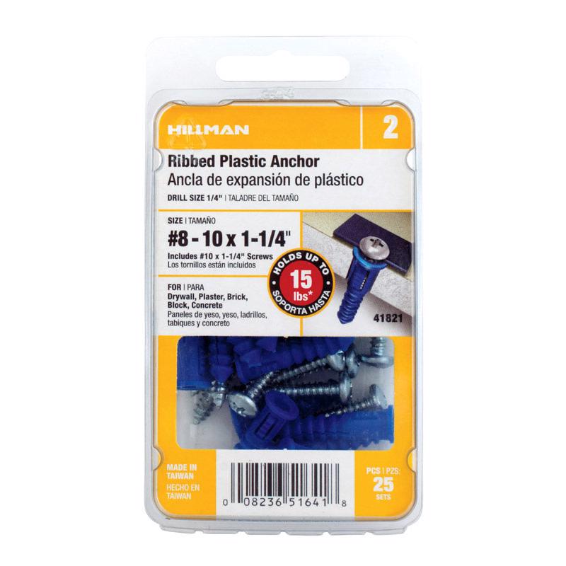 ANCHOR PLAS 8-10 CD25 - Pack of 5